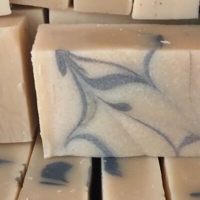 Mare's Milk Soap - Black and White - Bulk 100 g fixed weight