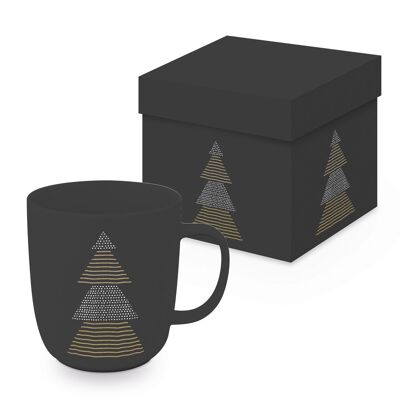 Taza Pure Christmas negra mate GB