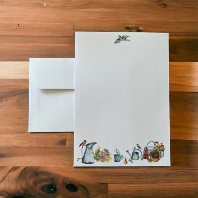 Compendio de papel de escribir de Gardener's Friends