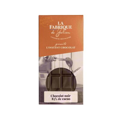 Artisanal dark chocolate bar 85% - 90 g - La Fabrique de Julien