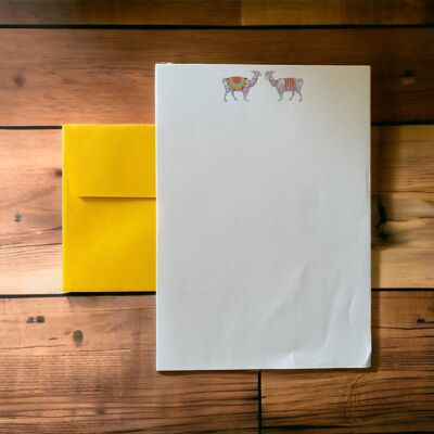Compendio de papel de escritura Dapper Alpaca