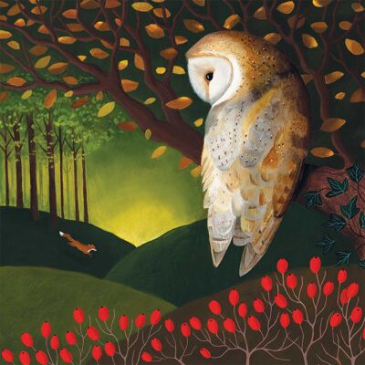 The Owl's Dream Napkin 25x25
