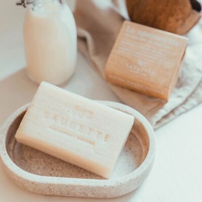 Soap made with good organic soy milk - Hand, body and face soap - Cold saponified