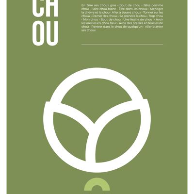 Chou - Carte Postale 