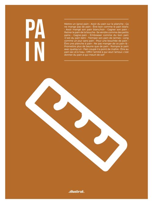 Pain - 50x70 cm 