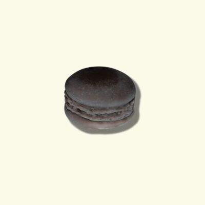 Macaron-Fondant mit Schokoladen-Haselnuss-Geschmack
