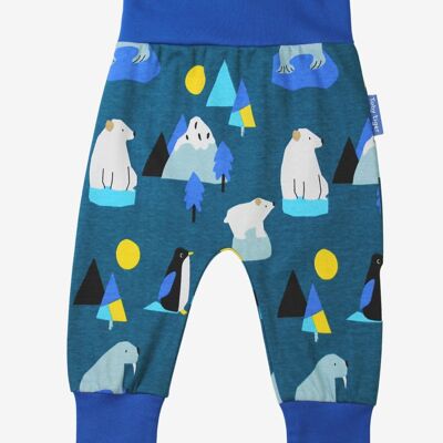 “Pantalones de yoga” de algodón orgánico con estampado ártico