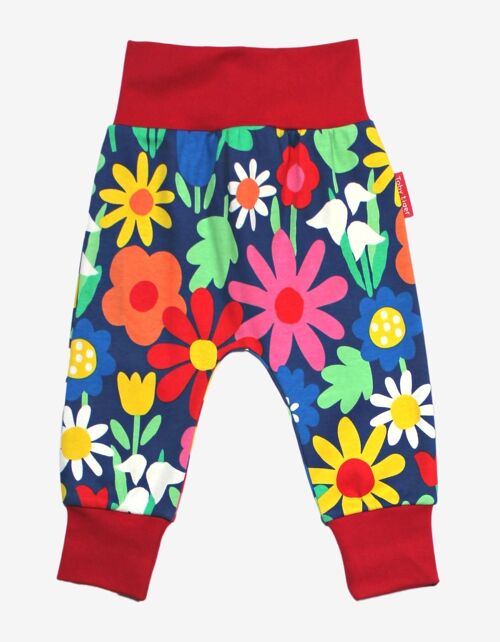 Bio Baumwoll-"Yoga Pants" mit auffälligem Blumenmuster