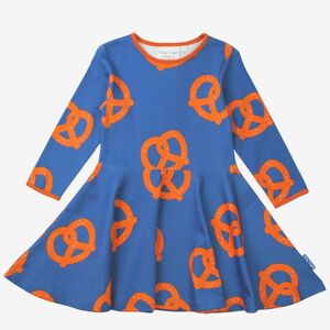 Robe en coton bio coupe patineuse et imprimé bretzel