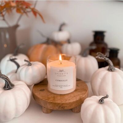 Pumpkin - Handmade candle scented with natural soy wax
