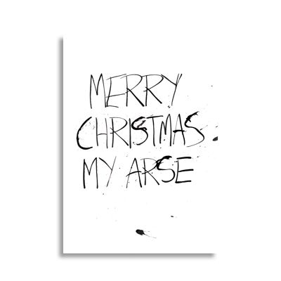 Merry my arse - Christmas card
