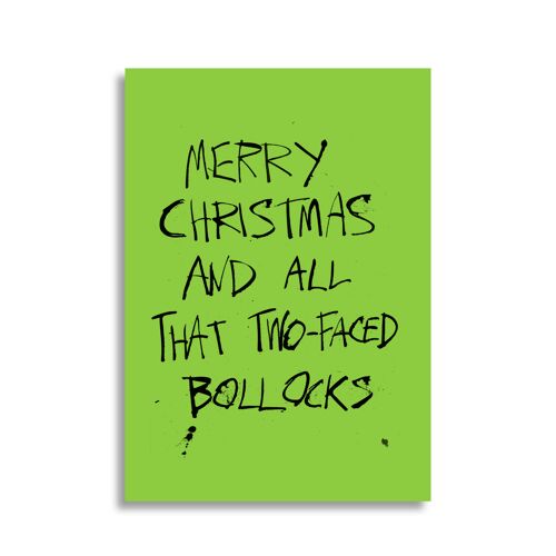 Christmas bollocks - Christmas card