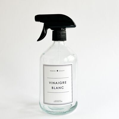 Flacon Vinaigre Blanc Transparent - Spray