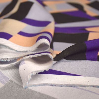 Viscose fabric - Dune purple