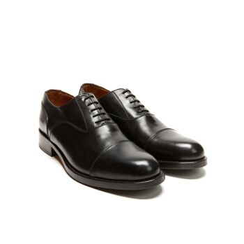 Chaussure richelieu noire pour homme. Fabriqué en Italie. Article du fabricant BP1250 5