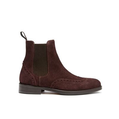 Burgundy chelsea ankle boots for women. Made in Italy. Manufacturer item BP1733