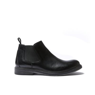 Schwarze Chelsea-Stiefel für Herren. Hergestellt in Italien. Herstellerartikel BP2065