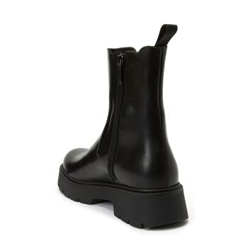 Bottines chelsea noires pour femme. Fabriqué en Italie. Article du fabricant BP2659 3