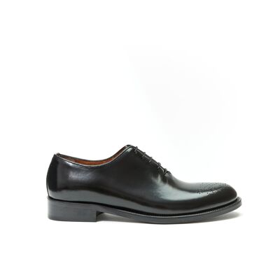 Zapato tipo oxford negro para hombre. Hecho en Italia. Artículo del fabricante BP1211