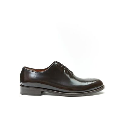 Dunkelbrauner Oxford-Schuh für Herren. Hergestellt in Italien. Herstellerartikel BP1212