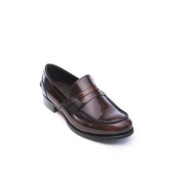 Mocassin marron pour homme. Fabriqué en Italie. Article du fabricant BP1241 2