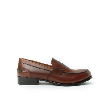 Mocassin marron noyer pour homme. Fabriqué en Italie. Article du fabricant BP1246 1