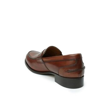 Mocassin marron noyer pour homme. Fabriqué en Italie. Article du fabricant BP1246 3