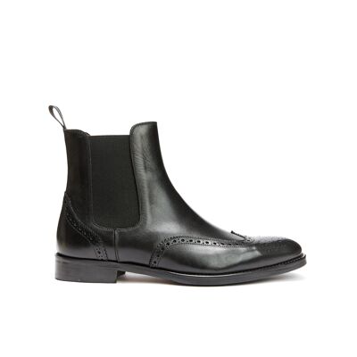 Schwarze Chelsea-Stiefel für Herren. Hergestellt in Italien. Herstellerartikel BP1247