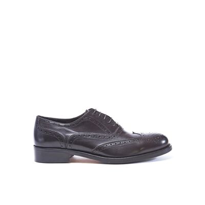 Dark brown oxford shoe for men. Made in Italy. Manufacturer item BP1146