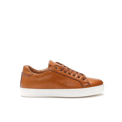 Tan brown sneakers for men. Made in Italy. Manufacturer item BP2095