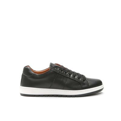 Schwarze Sneaker für Herren. Hergestellt in Italien. Herstellerartikel BP2096