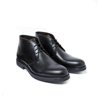 Bottines noires pour hommes. Fabriqué en Italie. Article du fabricant BP5146 5