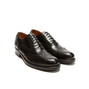 Chaussure richelieu noire pour homme. Fabriqué en Italie. Article du fabricant BP1275 5