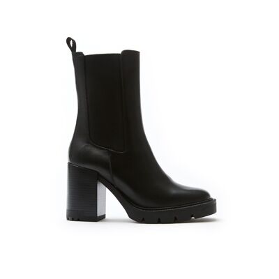Schwarze Chelsea-Stiefel für Damen. Hergestellt in Italien. Herstellerartikel BP2687