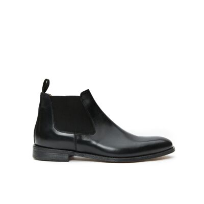 Schwarze Chelsea-Stiefel für Herren. Hergestellt in Italien. Herstellerartikel BP1279