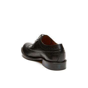 Chaussure derby noire pour femme. Fabriqué en Italie. Article du fabricant BP1805 3