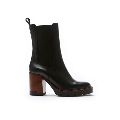 Schwarze Chelsea-Stiefel für Damen. Hergestellt in Italien. Herstellerartikel BP2688