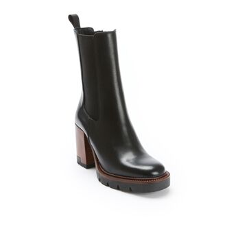 Bottines chelsea noires pour femme. Fabriqué en Italie. Article du fabricant BP2688 2