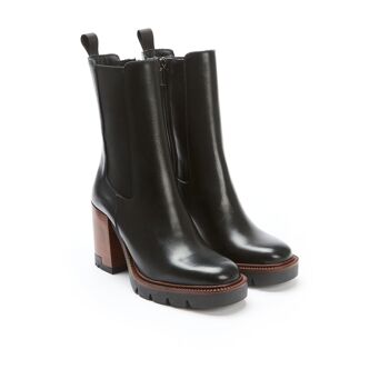 Bottines chelsea noires pour femme. Fabriqué en Italie. Article du fabricant BP2688 5