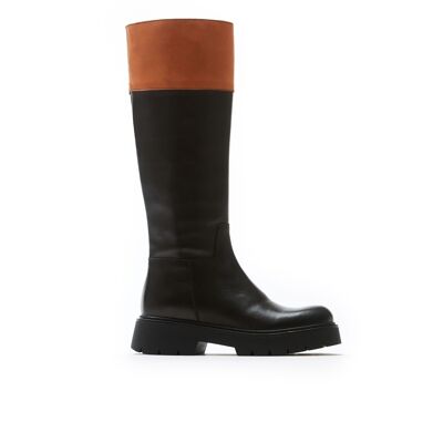 Black high boot for women. Made in Italy. Manufacturer item BP2700