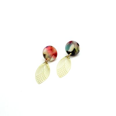 Earrings / Anna Parrot / Cellulose acetate