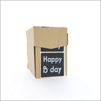 HAPPY B-DAY - étiquette de voeux - rouleau de 500 2