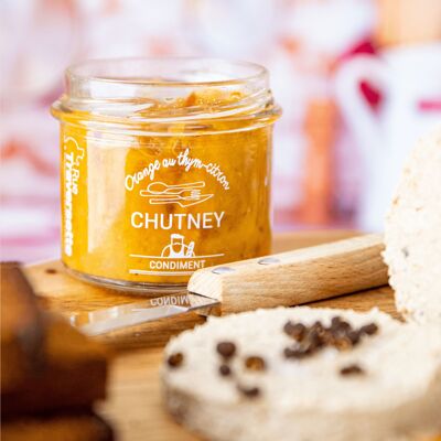 Chutney │ Confitado ▸ Naranja con tomillo-limón