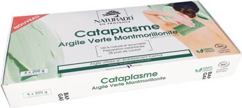 Cataplasme Argile Verte Montmorillonite 4 x 200 g NOUVEAU 1