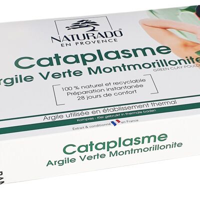 Impacco di argilla verde Montmorillonite 4 x 200 g NOVITÀ