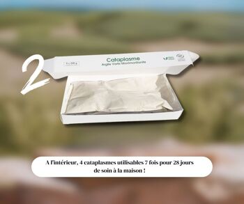 Cataplasme Argile Verte Montmorillonite 4 x 200 g NOUVEAU 3