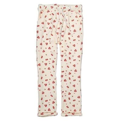 Leggings de niña con estampado de flores