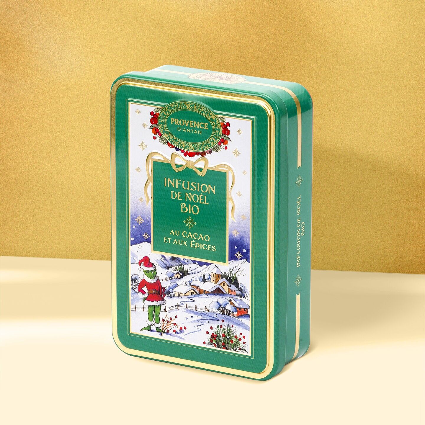 Infuso di Natale biologico* al cacao e spezie in una lattina di metallo