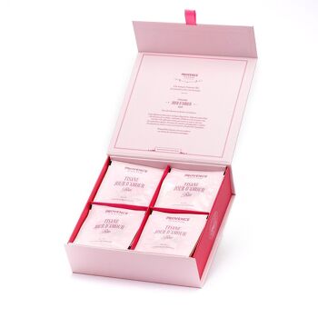 Coffret Infusion Bio Jour d'Amour - Gingembre, Pomme, Hibiscus, Rose -20 sachets dose luxe 2