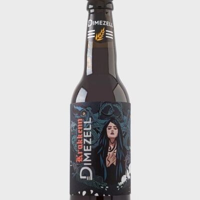 Birra bionda artigianale bretone - KRAKKENN 33cl [Strong Hoppy Ale]